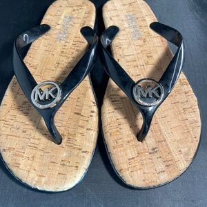 New Black Sz 5 Michael Kors Flat Slip On Sandel